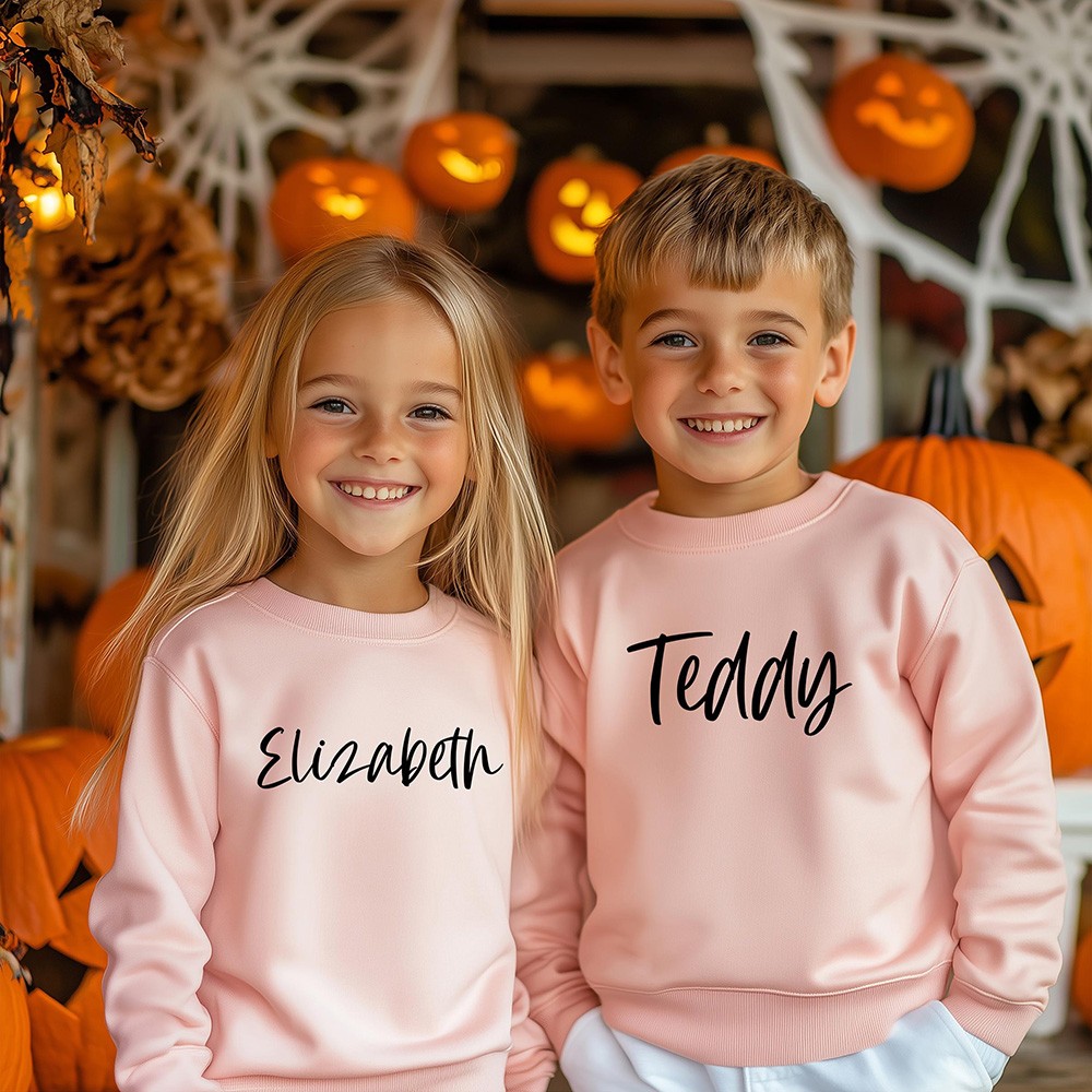 Personalized Youth Name Sweater Custom Sweatshirt